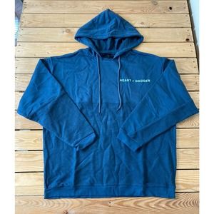 NWOT HEART & DAGGER Pullover Hooded Sweatshirt L